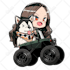 draw sd chibi anime car illustration