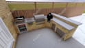 design your 3d outdoor kitchen with measurements plan and video