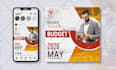 design a professional flyer, brochure, and poster