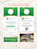 create 4 different business card design within 5 hours