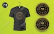 design web badge , seal wax , rubber stamp , award logo or certification stamp