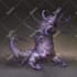 create dark art illustration or horror creature concept