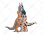 draw a cute chibi of your furry character