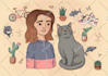 draw a portrait of you or your pet in my art style