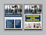 design poster,  magazine ad and stylish flyer