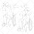 create a professional commercial fashion sketch