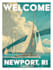 create a vintage wedding illustration poster design