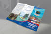 do creative trifold bifold brochure design