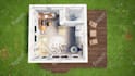 create a tiny house or van 3d floor plan, interior or exterior rendering