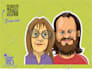 draw customized caricature valentine card