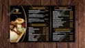 create captivating static TV menu design using canva