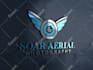 do modern photography camera aerial drone and 3d logo design