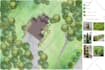 create watercolor 2d and 3d real estate landscape site plan