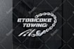 design towing auto trucking, transport, and logistics logo