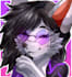 draw a furry icon in pixel art and normal style