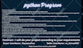 do python java, c, cpp programmer for code development projects, and task