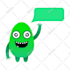 create a cute illustration monster design