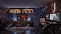 design a custom 3d virtual background for green screen