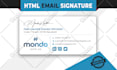 design  HTML email signature and animated email signature
