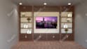 design 3d wardrobe, closet, cabinet, media wall, vanity