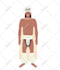 design a simple vector flat character illustration
