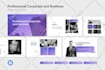 design online course training, webinar slides in canva, powerpoint presentation