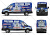 create van wrap design, car wrap design or truck wrap design