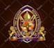 create a unique bishop crest, church seal logo