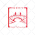 create hand drawn asian stamp logo design