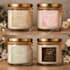 do candle label and product label design