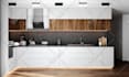 create kitchen interior design with realistic 3d rendering