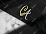 do initial letter word mark monogram custom text based logo