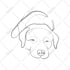make a custom pet face line art illustration