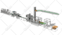 make a 3d factory, plant, office, workshop layout design
