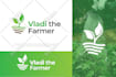 design leaf logo for your garden, farm or plant