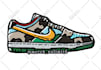 do sneaker or shoes with my cartoon style hypebeast 24 hours