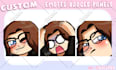 draw custom twitch emotes, discord emojis and sub badges