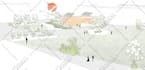 do photoshop render master plans ,elevation, section