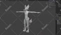 create custom furry vrchat avatar with fbt pc quest compatible fursona 3d model