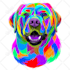 draw animal illustration color portrait, vector for child