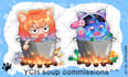 draw cook you into soup ych chibi