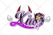 design vtuber logo kawaii cute and animated for streamer