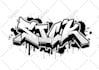 create graffiti text style logo for you