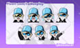 draw awesome chibi emotes or badges for your twitch, discord