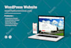 provide professional website design services on wordpress, shopify, and wix