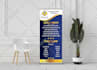design a rollup banner, retractable banner for your business