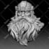 realistic 3d head bust face model custom portrait sculpture stl for 3d printing