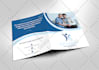 do a modern presentation folder design