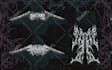 create dark cyber sigil and tribal designs for gymwear and streetwear