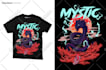 create unique streetwear cartoon t shirt illustration